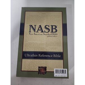New American Standard Bible Ultrathin Reference : NASB Black Genuine Leather